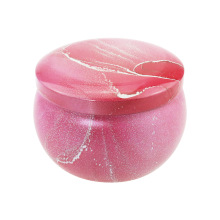 Candle Jars with Lid Bulk Round Candle Container Tins Mini Empty Storage Box 45*63*42mm